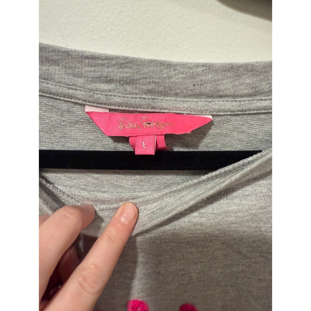 Lilly Pulitzer NWOT Rami "Merry" Sweatshirt - Size Large - Picture 3 of 5
